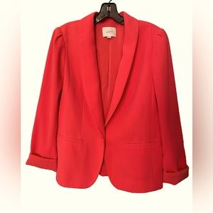 Ann Taylor LOFT Coral long sleeved Blazer